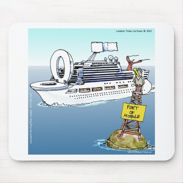 Lets Take A Cruise Funny Ohrs Tees & Cards Mousepad (Vorne)
