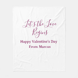 lets the fun begins happy new year name year simpl fleecedecke