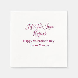 lets the fun begins happy new year name year simpl serviette