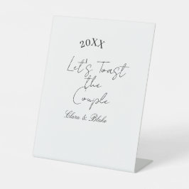 Let's toast the couple engagement wedding party ye sockelschild