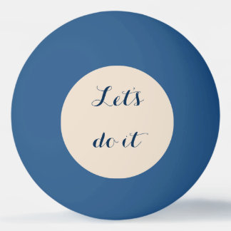 Lets tun es tischtennisball