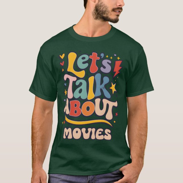Letsalk über Kinokonversationen T-Shirt (Vorderseite)