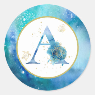 *~* LETTER A - Aufkleber für den Wasserhahn am Str