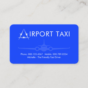 Letter-A-Flughafen-Taxi-Service Visitenkarte