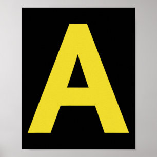 Letter A Funny Chipmunk Group Matching Halloween C Poster
