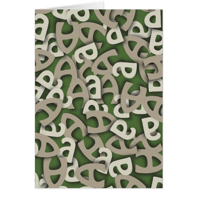 Letter A Gray (Vorne)