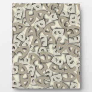 Letter A Gray Fotoplatte