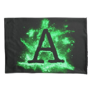 Letter A Green Hauptstadt Alphabet Kissenbezug