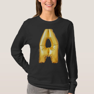 Letter A Hauptstadt Alphabet Camouflage Initial 1 T-Shirt