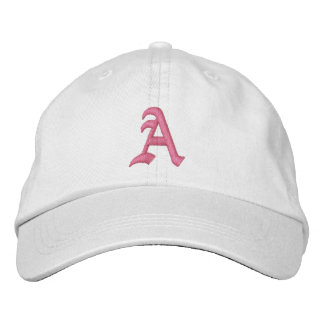 Letter A Monogram, bestickt Bestickte Baseballkappe