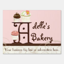 Letter A Monogram Dessert Bakery Business Signatur