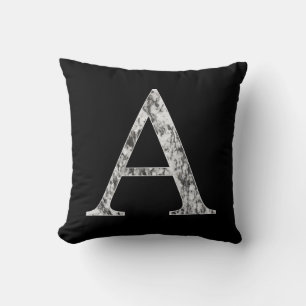 Letter A monogramm erstes Zeichen für das Alpha-Ze Kissen