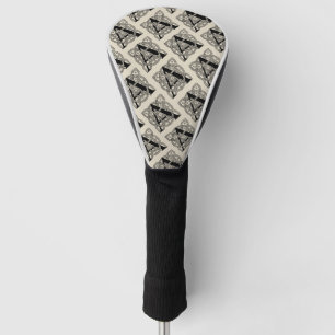 Letter A Vintag Celtic Knot Monogram Golf Headcover