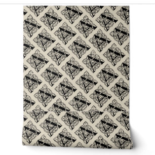 Letter A Vintag Celtic Knot Monogram Tapete