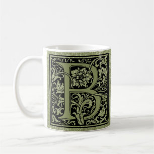 Letter B First Letter Monogram Personalisiert Kaffeetasse