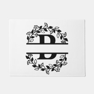 Letter B Monogramm Personalisiert Fußmatte