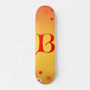 Letter B-Skateboard Skateboard