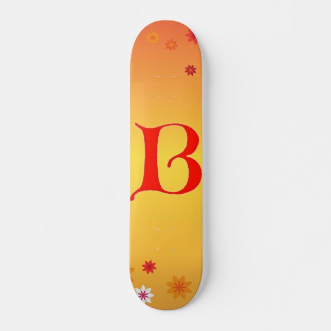 Letter B-Skateboard Skateboard (Vorne)