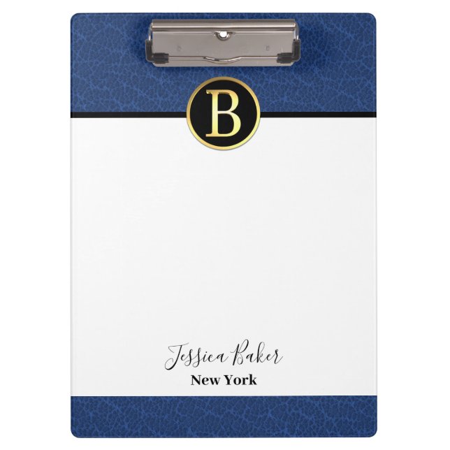 Letter B-Zwischenablage Klemmbrett (Vorderseite)