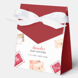 Letter Briefmarke Sweetheart Valentine Baby Dusche Geschenkschachtel
