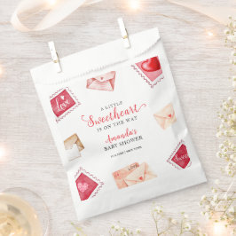 Letter Briefmarke Sweetheart Valentine Baby Dusche Geschenktütchen