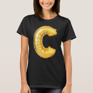 Letter C Hauptstadt Alphabet Camouflage Initial T-Shirt