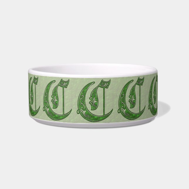Letter C Pet Bowl Napf (Links)