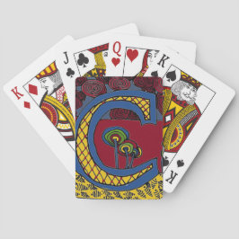 Letter C Spielkarten