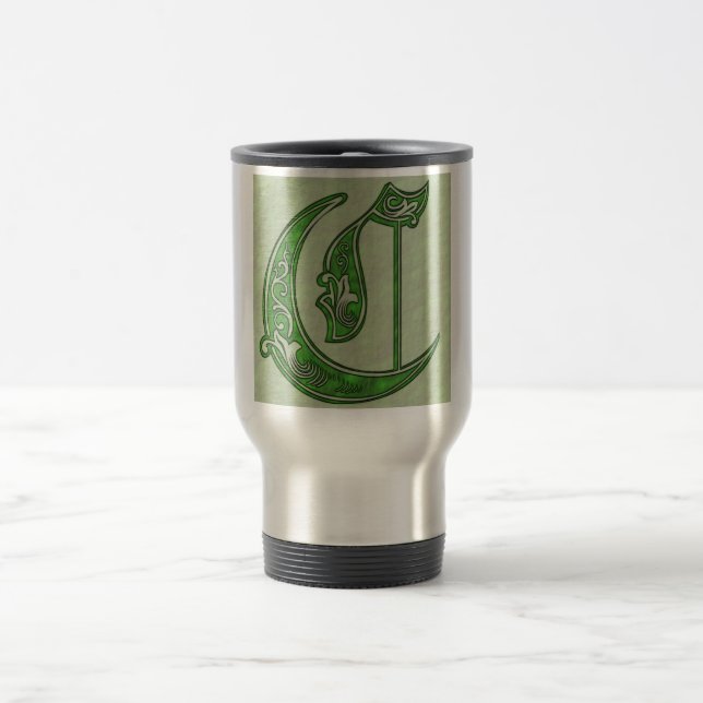 Letter C Travel Mug Reisebecher (Mittel)