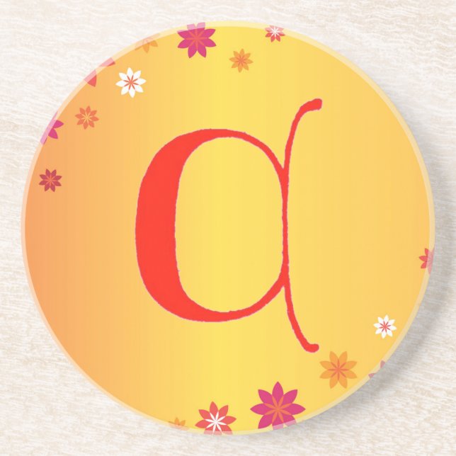 Letter C-Untersetzer Sandstein Untersetzer (Vorne)