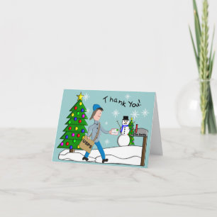 Letter Carrier "Danke"-Notizen Dankeskarte