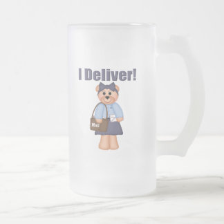 Letter Carrier Mattglas Bierglas
