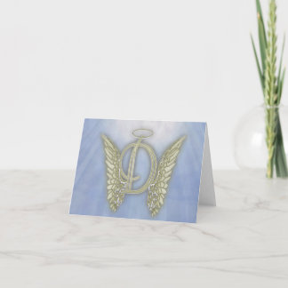 Letter D Angel Monogram