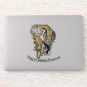 Letter D Birthday-Anpassungsaufkleber Aufkleber