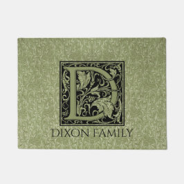 Letter D First Letter Monogram Personalisiert Fußmatte