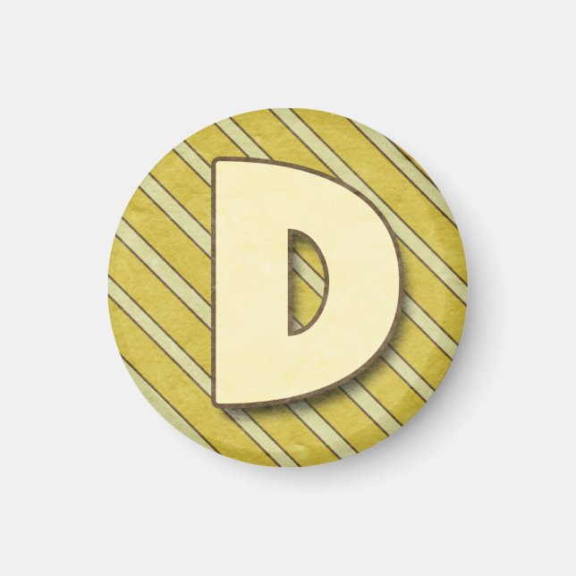 Letter D Magnet (Vorne)