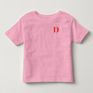 Letter-D-Shirt Kleinkind T-shirt