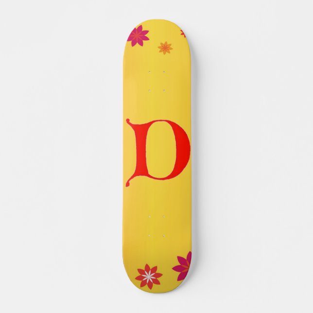 Letter D Skateboard (Vorne)