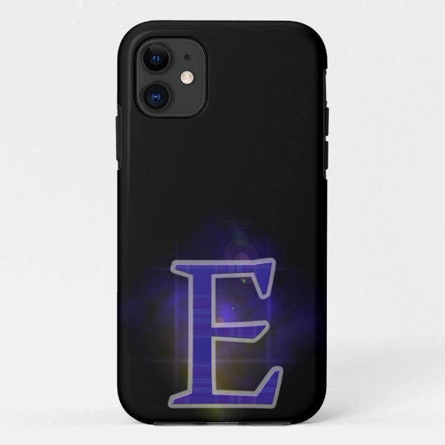 Letter E Case-Mate iPhone Hülle (Rückseite)