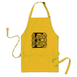 Letter E Celtic Knot Vintag Monogram Schürze