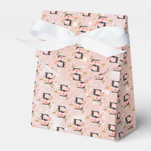 Letter E Geschenkschachtel (Vorderseite)