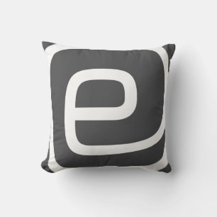 Letter E Monogram Kissen