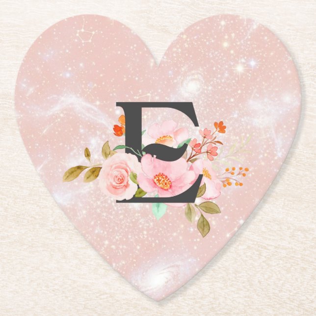 Letter E Untersetzer (Vorderseite)