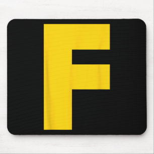 Letter F Chipmunk Group Matching Halloween Costume Mousepad