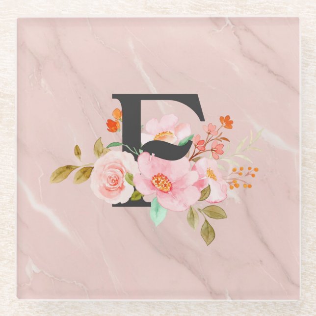 Letter F Glasuntersetzer (Vorderseite)