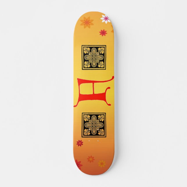 Letter F Skateboard (Vorne)