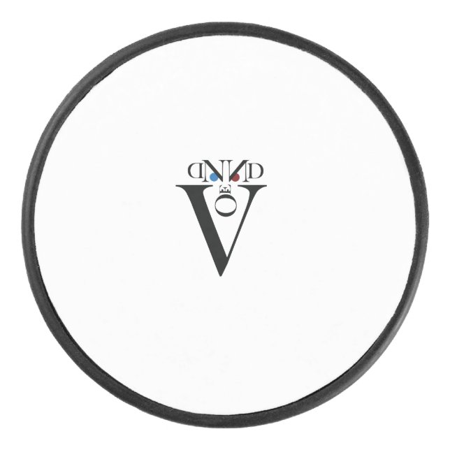 Letter Face Hockey Puck (Vorderseite)