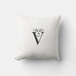Letter Face Pillow Kissen
