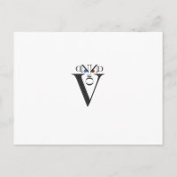 Letter Face Postcard