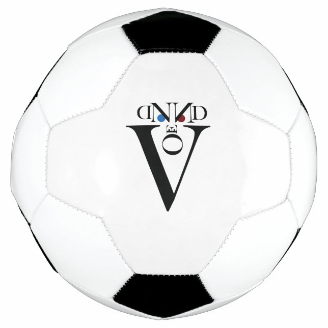 Letter Face Soccer Ball (Vorderseite)